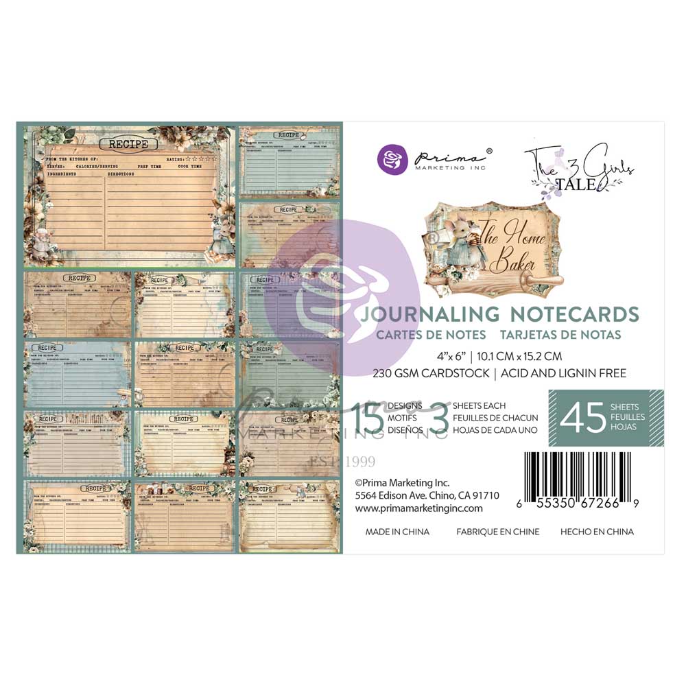 THB 4x6 JOURNALLING CARDS