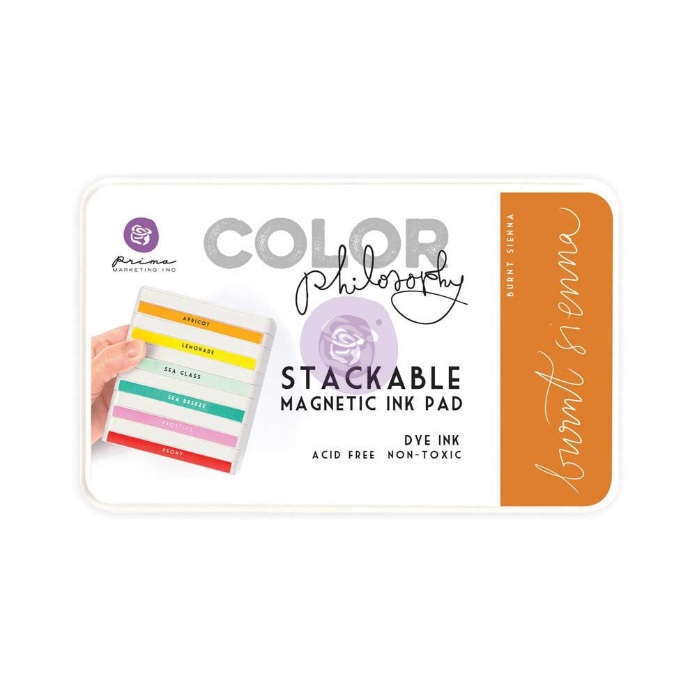 BURNT SIENNA- COLOR PHILOSOPHY STACKABLE MAGNETIC INK PAD