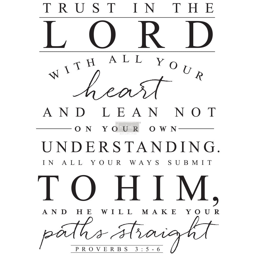 TRUST IN THE LORD