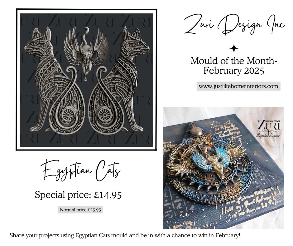 FEBRUARY MOULD OF THE MONTH- EGYPTIAN CATS