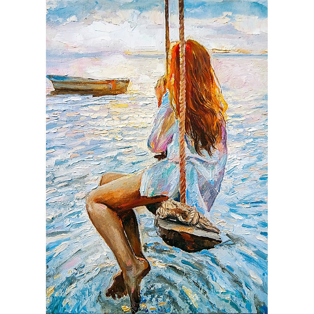 GIRL ON A SWING