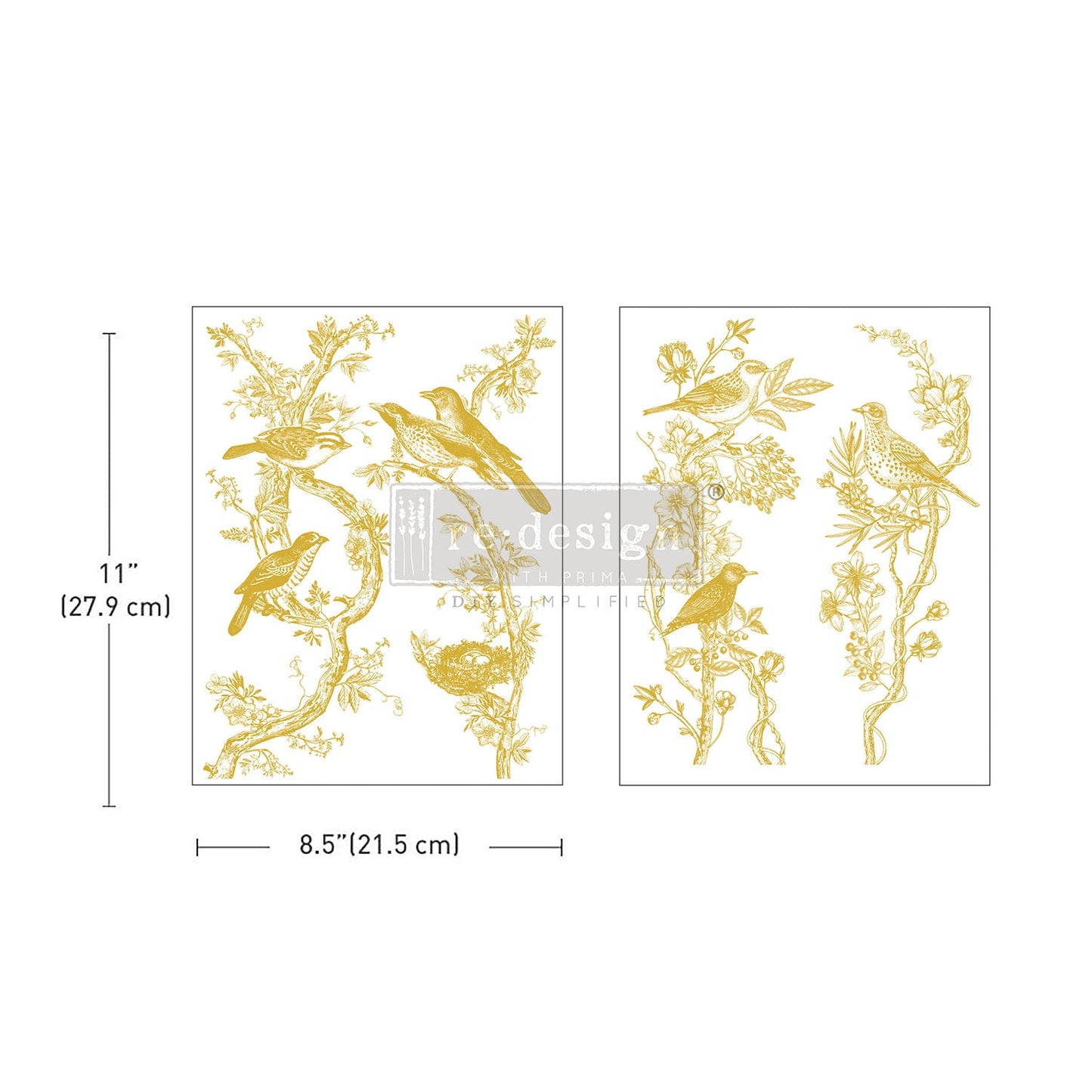 GOLDEN SERENADE- MIDDY FOIL TRANSFER KACHA FURNITURE