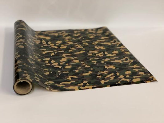 MILITARY CAMO- Rub On Metallic Foil by APS - Textile Friendly