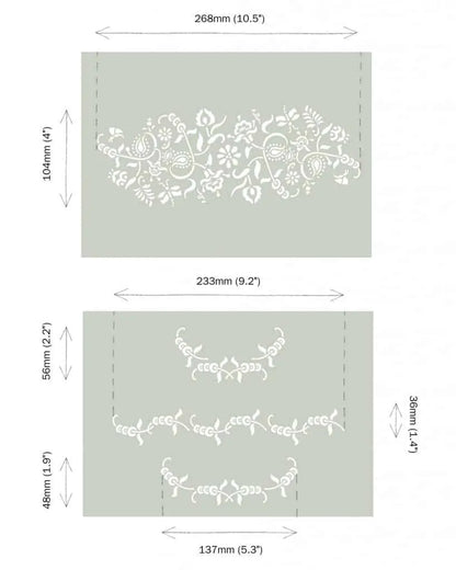 PAISLEY FLORAL GARLAND