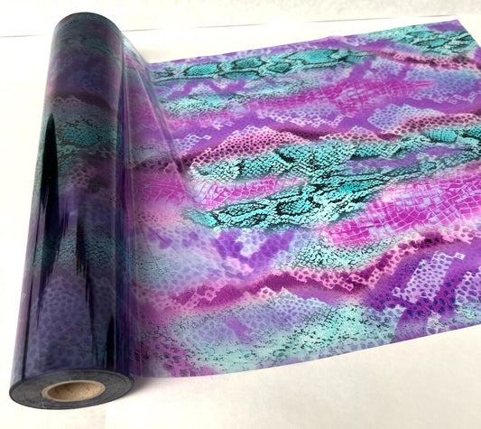 RAVEN SNAKE- PURPLE- Rub On Metallic Foil by APS - Textile Friendly