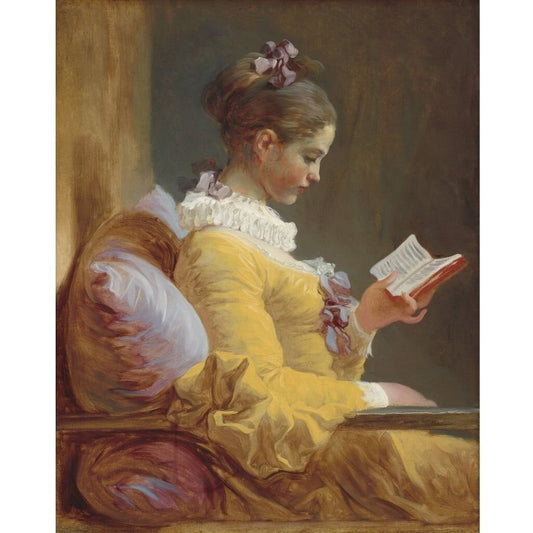 REVERSE YOUNG GIRL READING