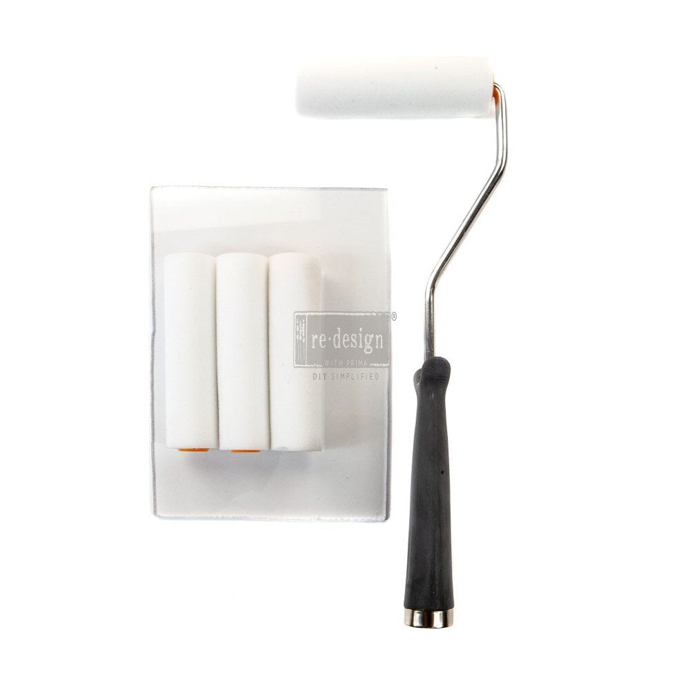 ACRYLIC BLOCK & ROLLER BRUSH SET