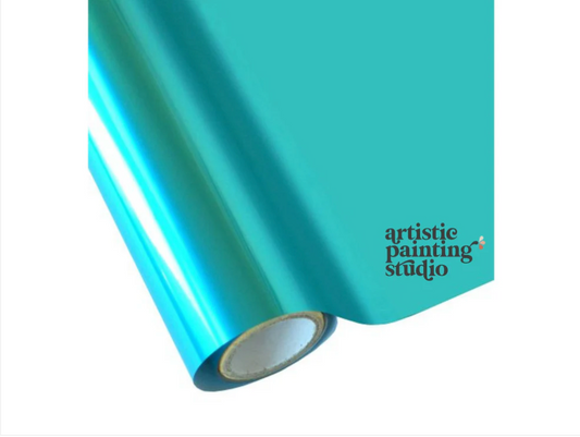 LAGOON BLUE- Rub On Metallic Foil by APS - Textile Friendly