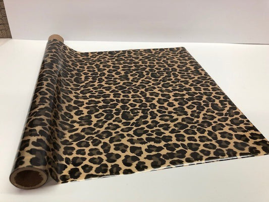 WILD LEOPARD LARGE SPOT GOLD- Rub On Metallic Foil by APS - Textile Friendly