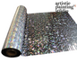 WILLOW HOLOGRAM (TRANSPARENT) Rub On Metallic Foil by APS - Textile Friendly