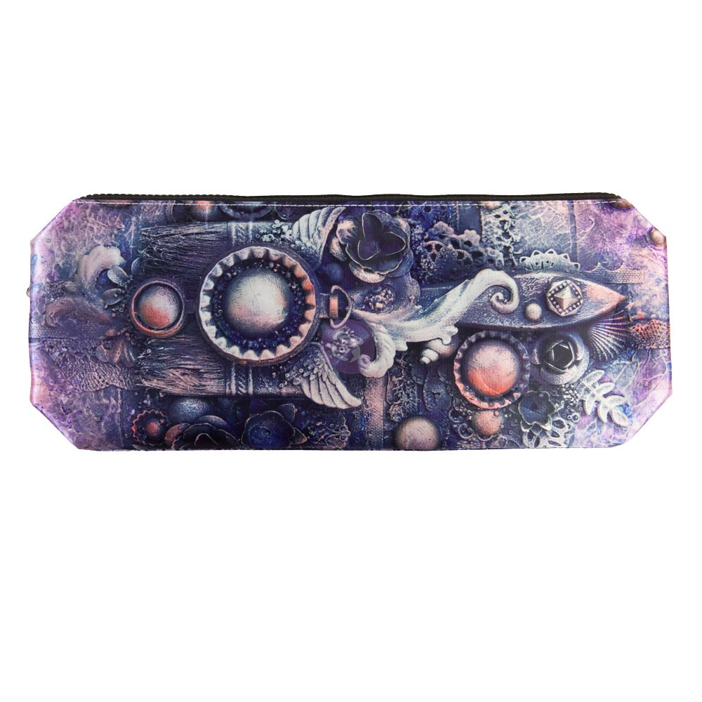 ART TOOL POUCH – ART CELEBRATION IN PURPLE – 12.5X4X2.75IN