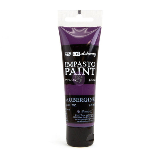 AUBERGINE- IMPASTO PAINT