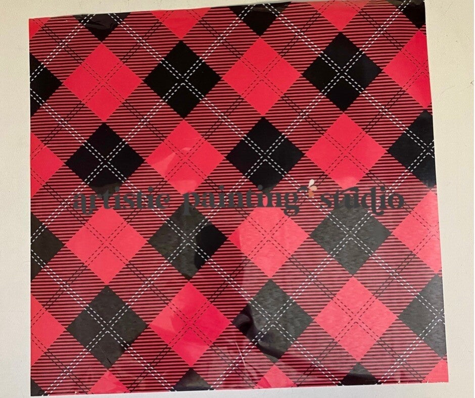 BUFFALO PLAID- Rub On Metallic Foil by APS - Textile Friendly