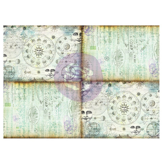 CELESTIAL MUSIC – DECORATIVE PAPER JOURNALING MINIS – 6 SHEETS, 70CM X 50CM