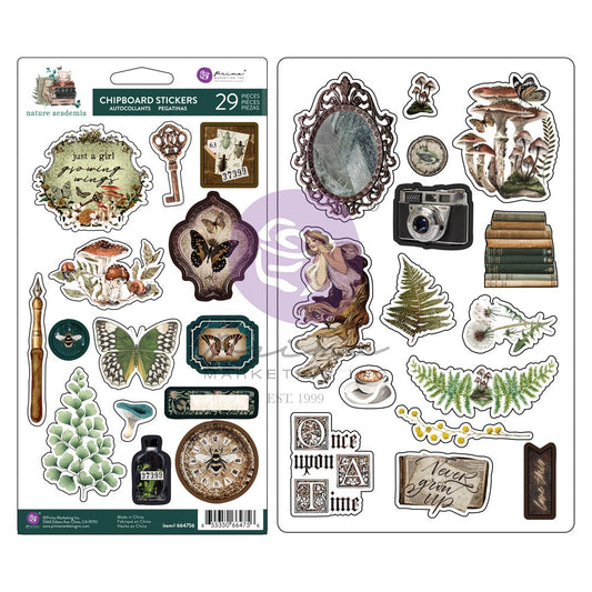 CHIPBOARD STICKERS – 29 PCS