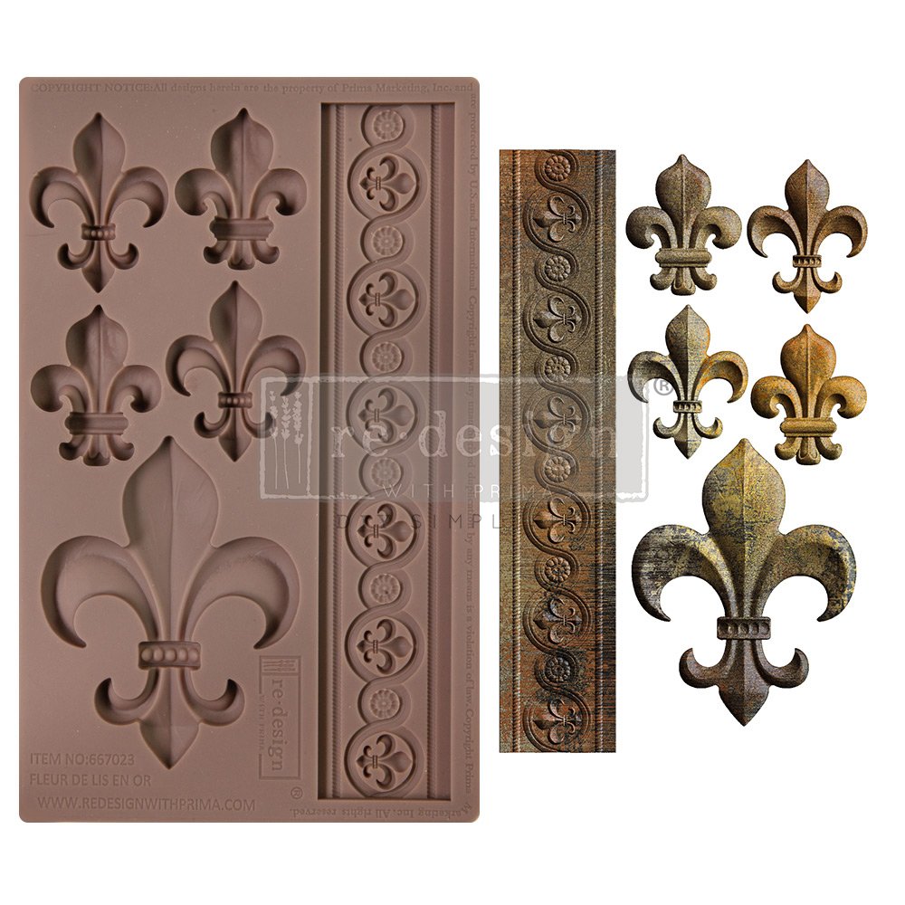 FLEUR DE LIS EN OR