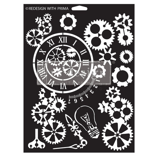 GEARWORKS – STENCIL  SIZE 9″X12″