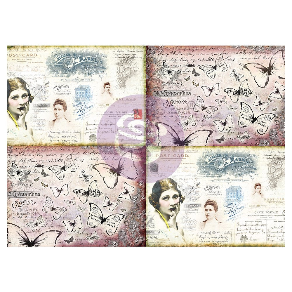 LADIES’ WORLD – DECORATIVE PAPER JOURNALING MINIS – LADIES’ WORLD – 6 SHEETS, 70CM X 50CM