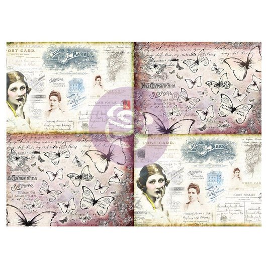 LADIES’ WORLD – DECORATIVE PAPER JOURNALING MINIS – LADIES’ WORLD – 6 SHEETS, 70CM X 50CM