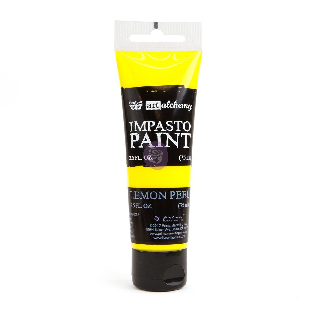 LEMON PEEL- IMPASTO PAINT