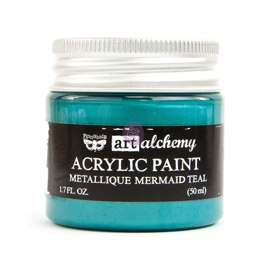 MERMAID TEAL- METALLIQUE ACRYLIC PAINT