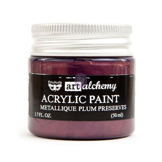 PLUM PRESERVES- METALLIQUE ACRYLIC PAINT