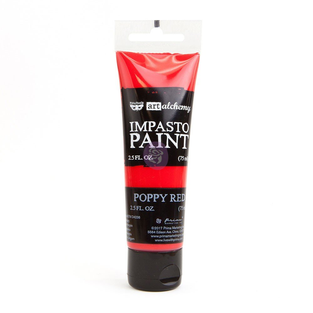 POPPY RED- IMPASTO PAINT