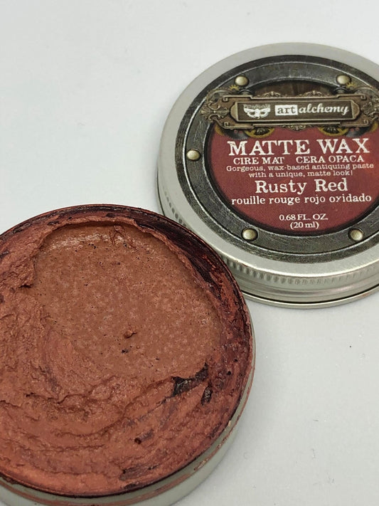 RUSTY RED MATTE WAX