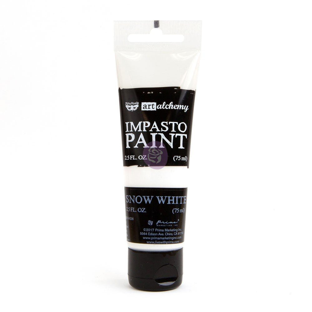 SNOW WHITE- IMPASTO PAINT