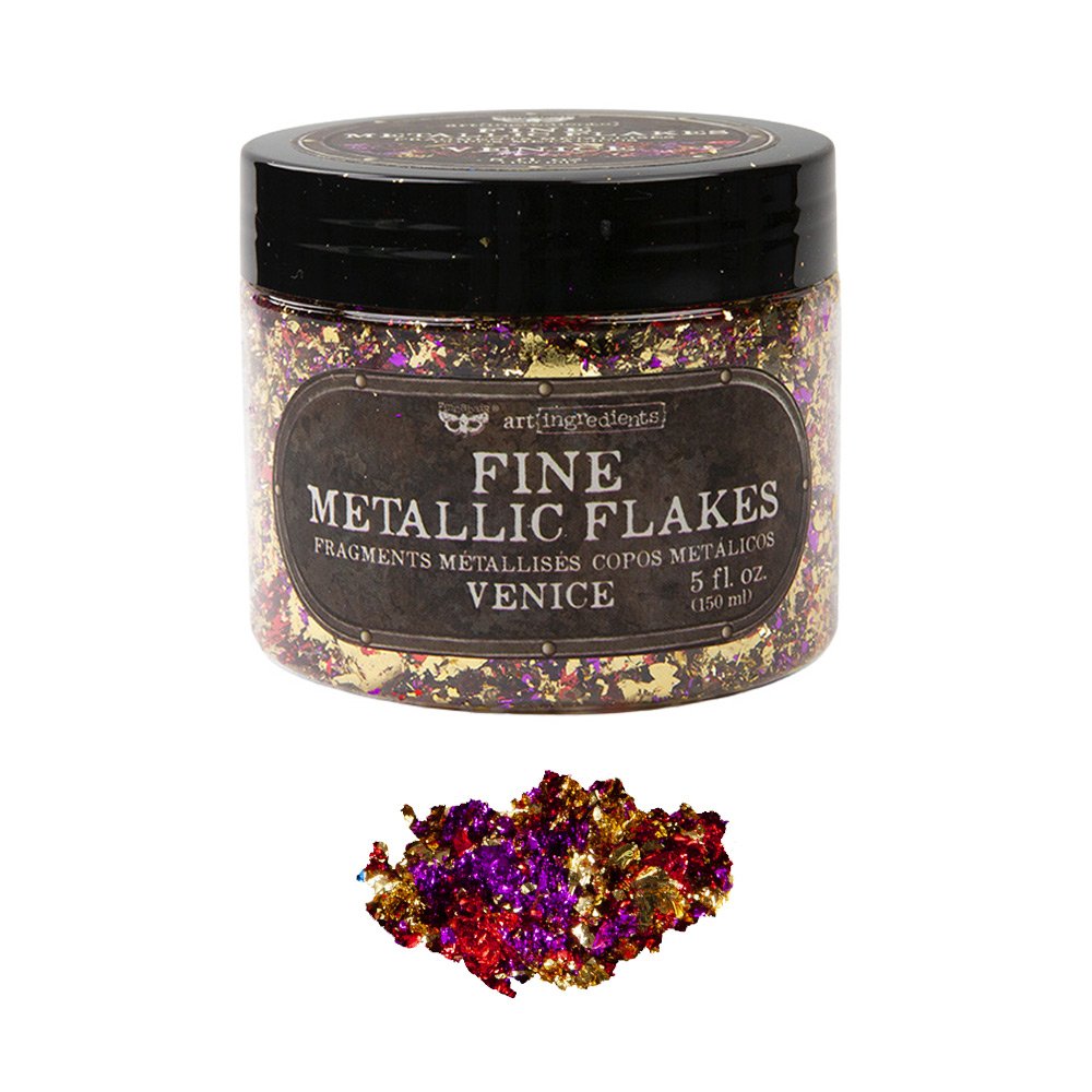 VENICE METALLIC FLAKES– 1 JAR, TOTAL WEIGHT 30G INCLUDING CONTAINER